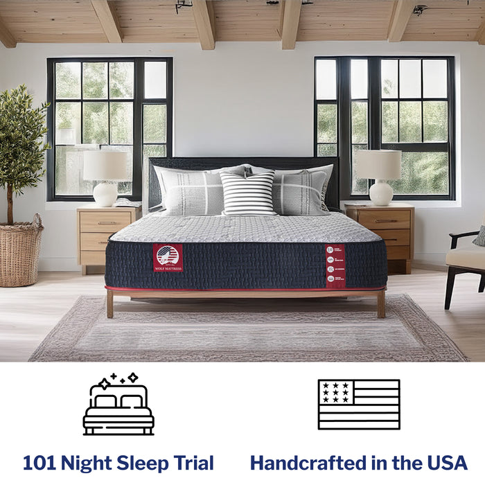 14-Inch Memory Foam Hybrid Plush Pillow Top Mattress