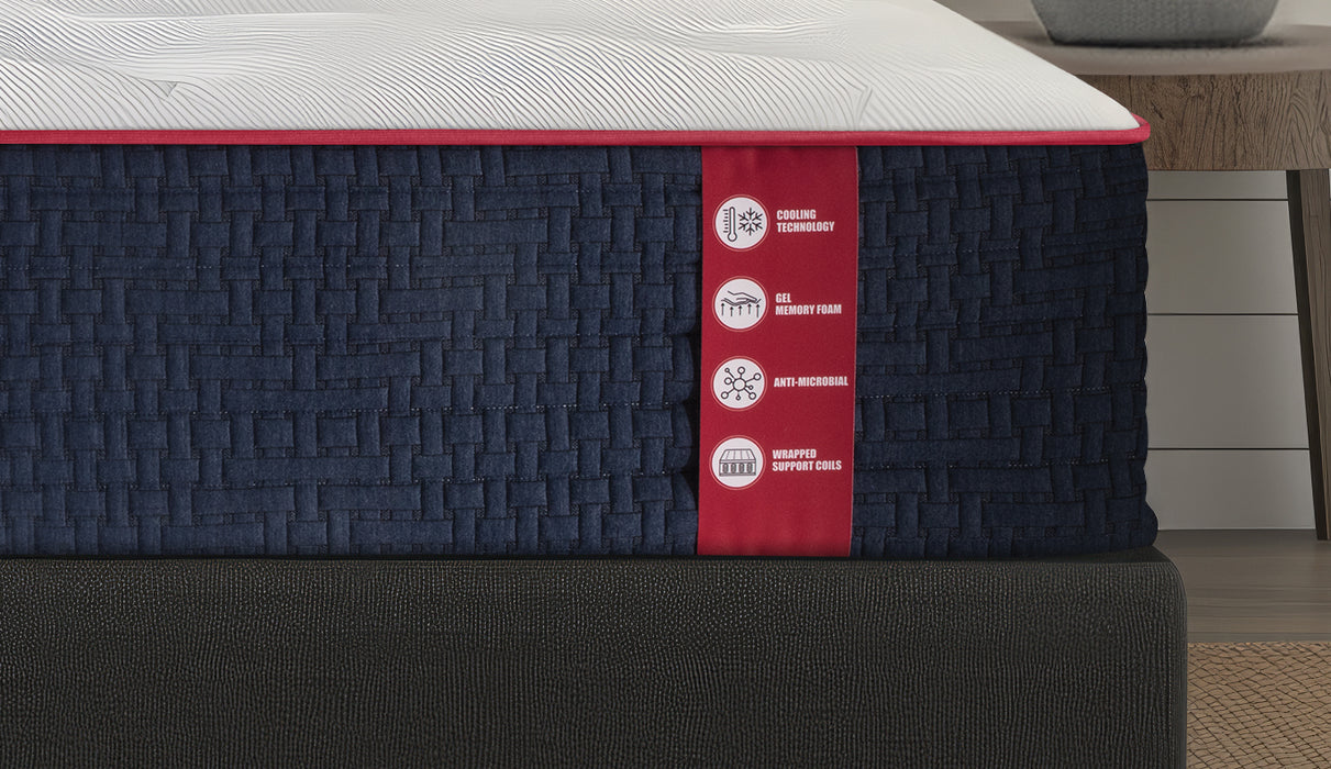 13-Inch Memory Foam Hybrid Luxury Firm Mattress