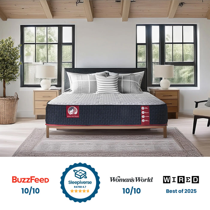 12-Inch Memory Foam Hybrid Medium Firm Mattress